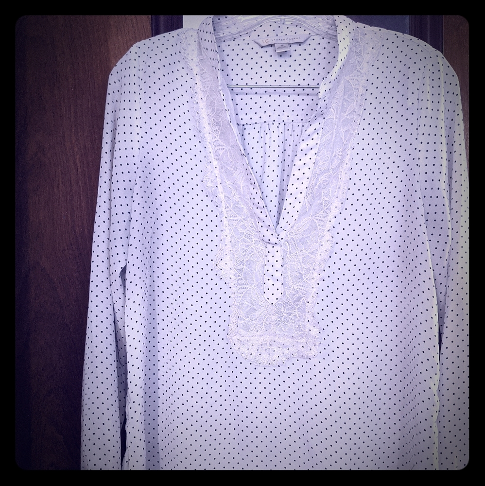 Lauren Conrad polka dot blouse